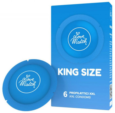 Prezervative Love Match King Size - 6 bucati foto