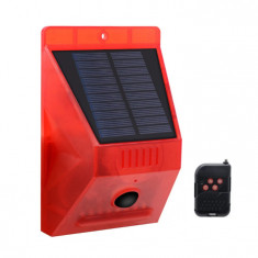 Sistem de alarma cu panou solar L911C, telecomanda foto