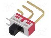 Intrerupator glisant, 2 pozitii, SPDT, ON-ON, C&amp;K - 1101M2S3AV2BE2