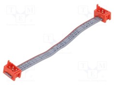 Cablu panglică cu conectori P.cablu-bandă: 1,27mm PIN: 4 2x2 foto