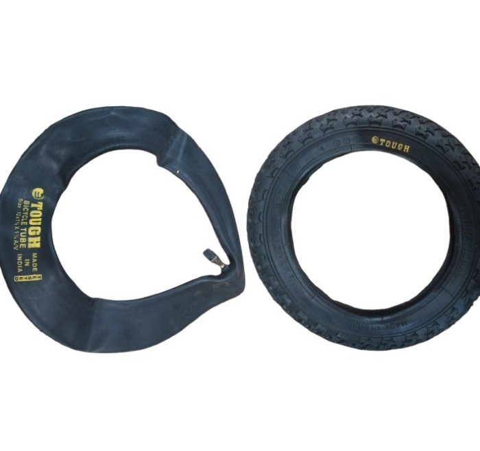 Set Anvelopa + Camera Tough 12&#039;&#039; 1.95X2.125 AV Ultimate FactoryBikes