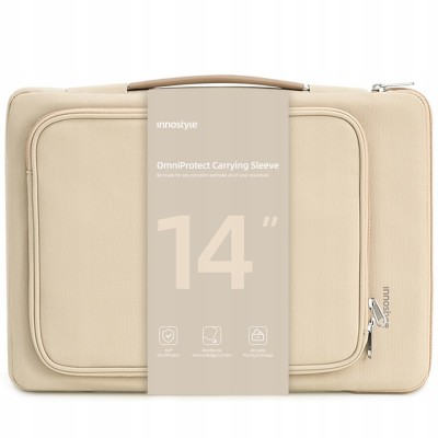 Innostyle Geantă Pentru Laptop 14&amp;amp;quot; Caz Impermeabil Omniprotect Bej foto