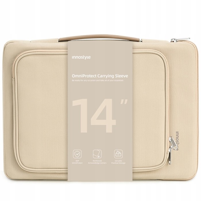 Innostyle Geantă Pentru Laptop 14&amp;quot; Caz Impermeabil Omniprotect Bej