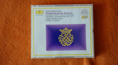 CD Johann Sebastian Bach concertele Branderbugice Herbert von Karajan foto