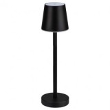 LAMPA DE MASA 3W 4000K DIMABIL CU ACUMULATOR 4000MAH - NEGRU, V-TAC