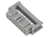 Conector IDC mufă mamă 16 PIN 1,27mm 2,5A pentru cablu-bandă