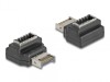 Adaptor USB Type E Key A T-M unghi, Delock 67237