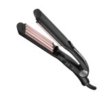 Placa pentru creponat parul BaByliss 2165CE, 210 &deg;C, Turmalina-Ceramica, Negru, Resigilat, Grad A