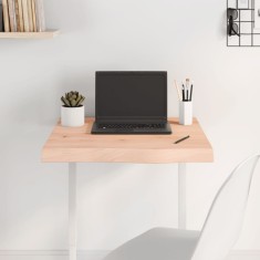 vidaXL Blat de masă, 60x60x(2-6) cm, lemn masiv de stejar netratat 3156289