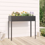 Gossi jardiniera de gradina antracit 100,5x40,5x90 cm otel galvanizat