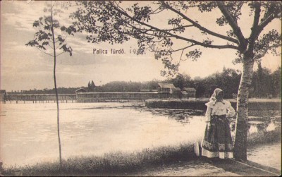 CP611N Palics f&amp;uuml;rdő, carte poștală, circulată Gherla foto