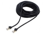 Patch cord F/UTP 7 litat Cu PVC negru 15m, Baseus