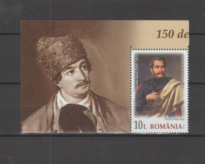 ROMANIA 2022 - AVRAM IANCU-150 ani de la moarte - Serie 1 timbru LP.2384 MNH** foto