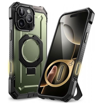 Husa pentru Apple iPhone 15 Pro Max, Supcase, Unicorn Beetle Defender, Verde foto