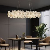 Candelabru Cristal Cadenza Allegro, 20x E14, Inaltime reglabila, Auriu, Alessandro DESIGN