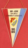 Fanion fotbal - GWARDYA (Polonia) aniversare 1945-1970