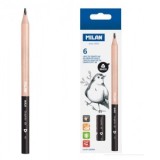 Creion grafit triunghiular 6B maxi MILAN