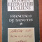 ISTORIA LITERATURII ITALIENE - FRANCESCO DE SANCTIS - BUCURESTI 1965