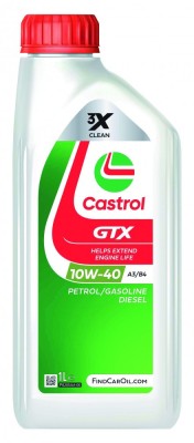 Ulei motor Castrol GTX 10W-40 A3/B4 1L 15F8FE foto