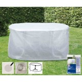 Husa Protectie Transparenta pentru Masa de Gradina, 143x93x83 cm