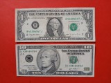 SUA-- 2bancnote de hartie-1 ,10$-stare buna