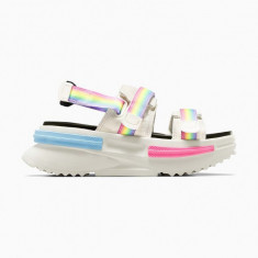 Converse sandale Run Star Utility Sandal CX Pride de damă, culoarea alb, cu platformă, A10219C