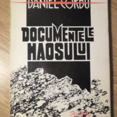 DOCUMENTELE HAOSULUI. POEME (CU DEDICATIE)-DANIEL CORBU