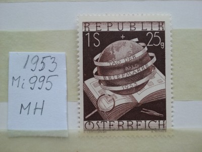 1953- Austria-Mi995-MH foto