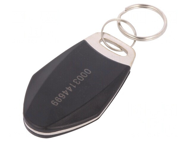 Breloc RFID Negru 125kHz Metal și Plastic