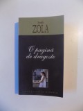 O PAGINA DE DRAGOSTE de EMILE ZOLA , 2006