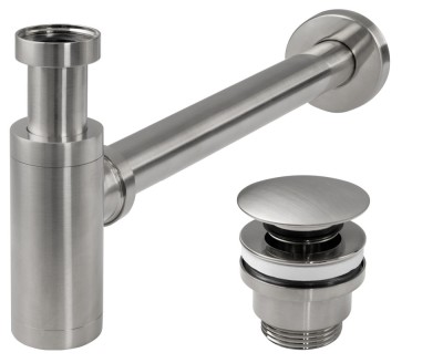 Sifon klik-klak BRUSH NICKLE INOX foto
