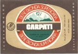 NI489 Etichetă bere blondă superioară Carpați