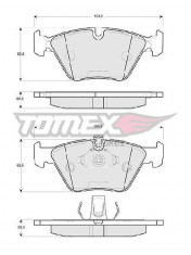 Placute frana fata set BMW - E39 , E46 , E46 Touring, Cabrio - PFF65751 foto