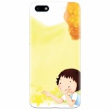 Husa silicon pentru Huawei Y5 Prime 2018, Child Autumn Paint Hd