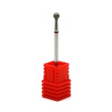 Duză de diamant pentru cuticulă, sferă, br&acirc;u roșu 001 / 035R