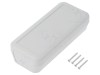 Carcasa Pilot HAMMOND 1552D3GY ABS, IP54, Gri Deschis, 50x110x30mm, UL94HB