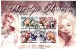 Timbre Burundi 2011: Marilyn Monroe - Colecție Străină, Tematică Celebrități, Serie Limitata