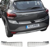 Set de 2 Ornamente protectie portbagaj/bara spate crom pentru Dacia Sandero III, 3 din 2021, Recambo