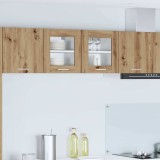 vidaXL Dulap suspendat Riga 2 pcs Stejar Artizanal 40 x 31 x 40 cm 884209