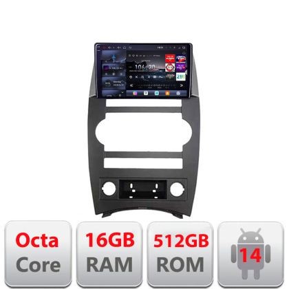 Navigatie Jeep Commander 2006-2010 Android radio gps internet 8 core QLED 2K 16+512 360 Edotec CarStore Technology