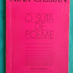 Nina Cassian – O suta de poeme ( prima editie )