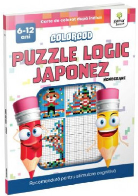 Colorcod: Puzzle Logic Japonez. Nonograme, - Editura Gama foto