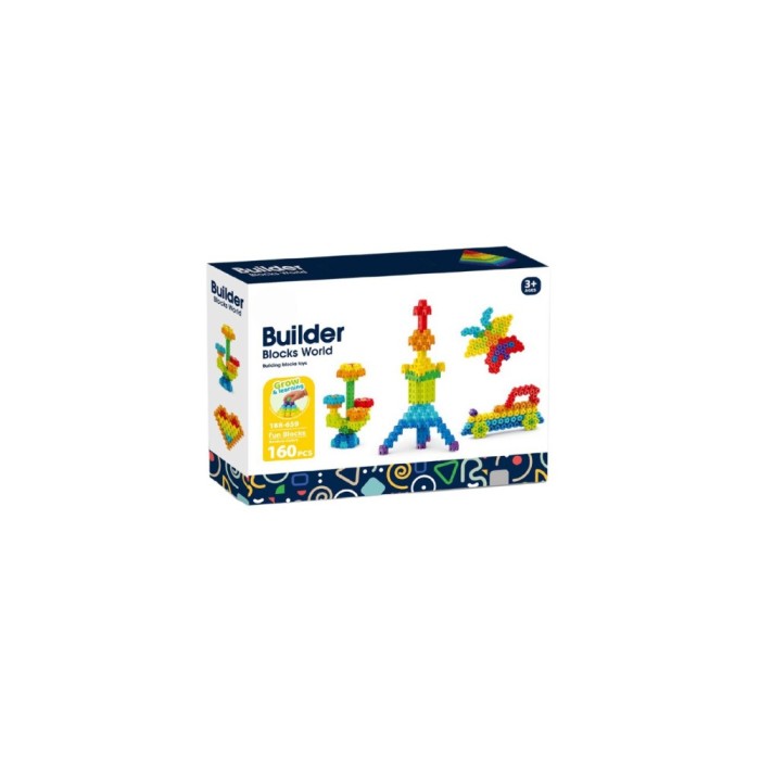 Set de constructie STEAM - Micutul constructor (160 piese)