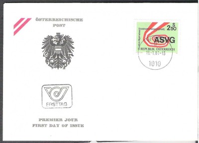 Austria &amp;Ouml;sterreich 1981 25 Jahre FDC K.148 foto