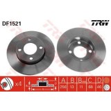 DISC FRANA FATA AUDI 80 . 100. DF1521
