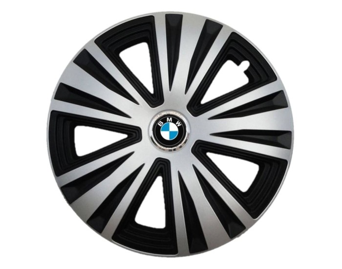 Set 4 Capace Roti Autohelix MSA&reg; potrivite jantelor de 15 inch, pentru BMW, model Glory Mix
