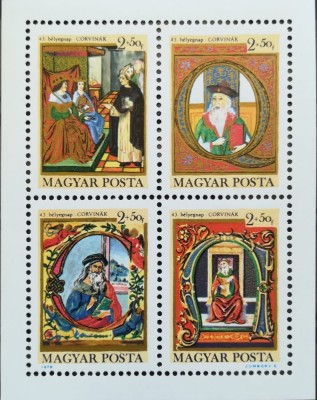 BC517, Ungaria 1970, bloc arta, picturi foto