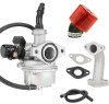 Carburator ATV 125cc cu Filtru Aer Sport, Gat si Soc Manual - Kit Complet