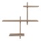 Raft de perete Gavi, lemn de pin 53x15x56 cm