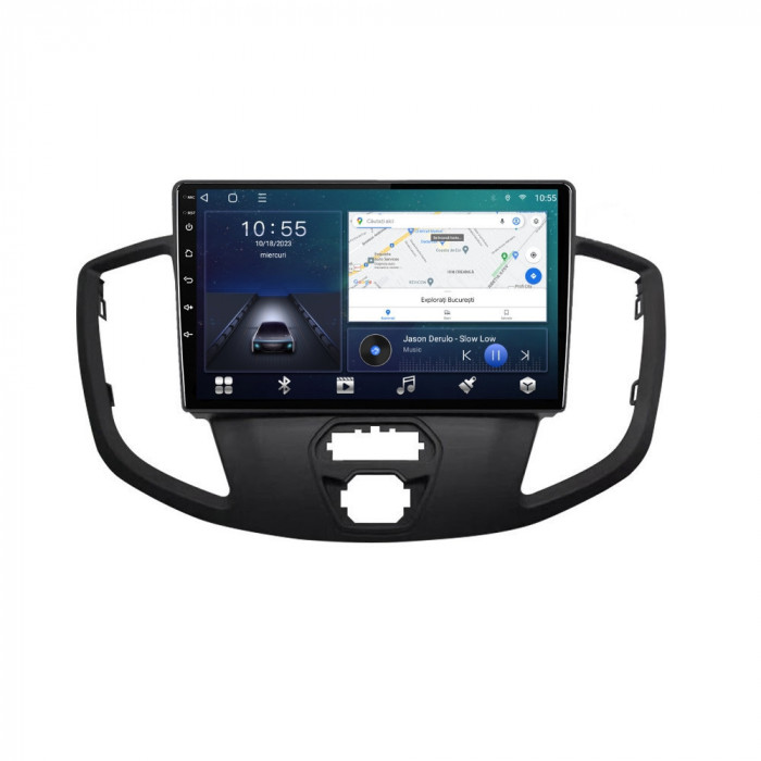 Navigatie dedicata cu Android Ford Transit 2014 - 2020, 2GB RAM, Radio GPS Dual
